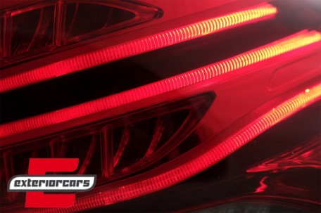 Full LED LightBar stražnja svjetla (crvena/kristal) / Mercedes ML klasa W166 (2011-2015), LDMEC4