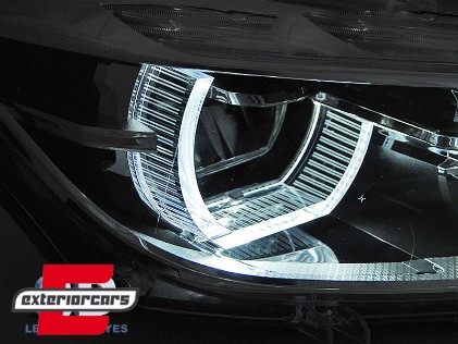 Full LED prednja svjetla 3D Angel Eyes / BMW serije 3 F30 F31 limuzina karavan (10.2011-05.2015), LPBMO5