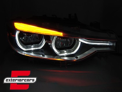 Full LED prednja svjetla 3D Angel Eyes / BMW serije 3 F30 F31 limuzina karavan (10.2011-05.2015), LPBMO5