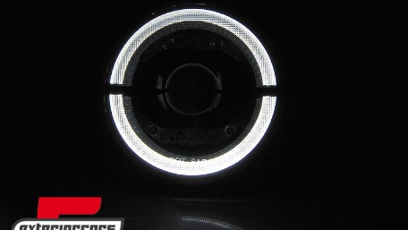 Full LED prednja svjetla Angel Eye (crna) / Jeep Wrangler JK (2007-2017), LPCH28