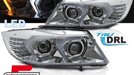 Full LED prednja svjetla (chrome) / BMW serije 3 E90 limuzina E91 karavan (03.2005-08.2008), LPBMP9