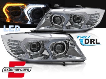 Full LED prednja svjetla (chrome) / BMW serije 3 E90 limuzina E91 karavan (03.2005-08.2008), LPBMP9