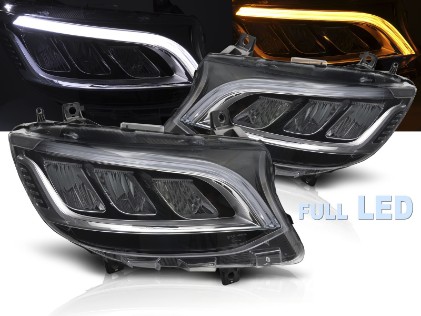 Full LED prednja svjetla (chrome) / Mercedes Sprinter W907 W910  (2019-2027), LPMEG0