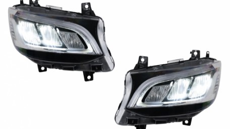 Full LED prednja svjetla (chrome) / Mercedes Sprinter W907 W910  (2019-2027), LPMEG0