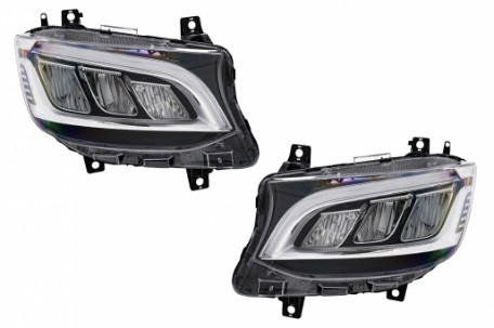 Full LED prednja svjetla (chrome) / Mercedes Sprinter W907 W910  (2019-2027), LPMEG0