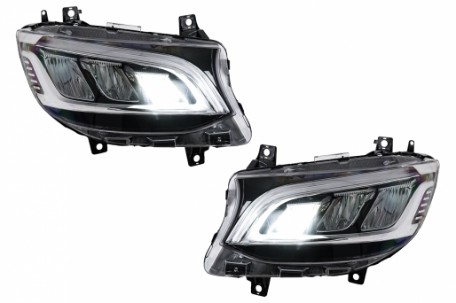 Full LED prednja svjetla (chrome) / Mercedes Sprinter W907 W910  (2019-2027), LPMEG0