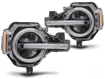 Full LED prednja svjetla (crna) / Ford Bronco (2021-2024), LPFOD3