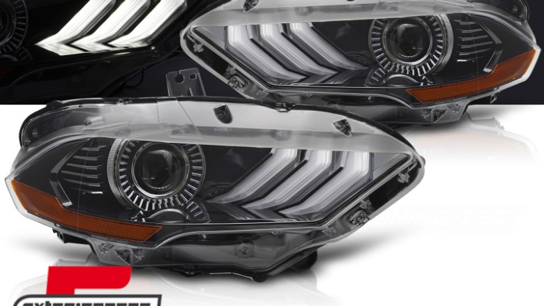 Full LED prednja svjetla (crna) / Ford Mustang VI Facelift (2018-2022), LPFO95