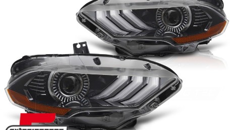 Full LED prednja svjetla (crna) / Ford Mustang VI Facelift (2018-2022), LPFO95