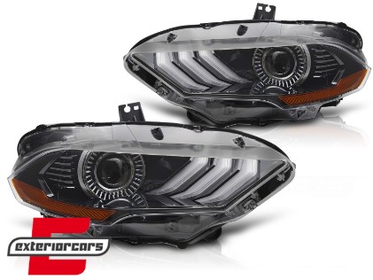 Full LED prednja svjetla (crna) / Ford Mustang VI Facelift (2018-2022), LPFO95