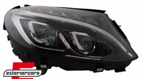 Full LED prednja svjetla (crna) / Mercedes C-klasa W205 S205 A205 C205 (2014-2018), LPMEC6