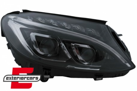 Full LED prednja svjetla (crna) / Mercedes C-klasa W205 S205 A205 C205 (2014-2018), LPMEC6