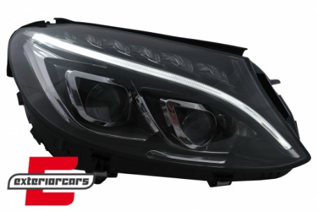 Full LED prednja svjetla (crna) / Mercedes C-klasa W205 S205 A205 C205 (2014-2018), LPMEC6