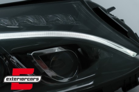 Full LED prednja svjetla (crna) / Mercedes C-klasa W205 S205 A205 C205 (2014-2018), LPMEC6