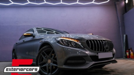 Full LED prednja svjetla (crna) / Mercedes C-klasa W205 S205 A205 C205 (2014-2018), LPMEC6