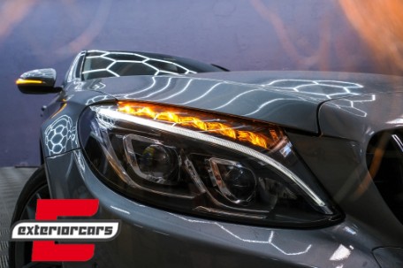 Full LED prednja svjetla (crna) / Mercedes C-klasa W205 S205 A205 C205 (2014-2018), LPMEC6