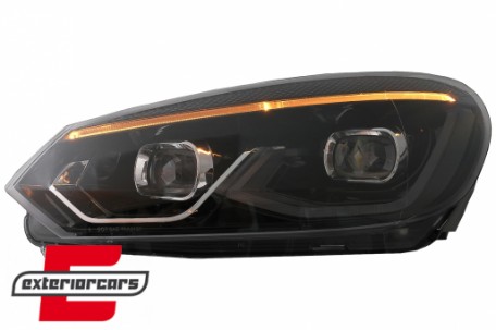 Full LED prednja svjetla (crna) / VW Golf 6 VI (2008-2013), LPVWW7