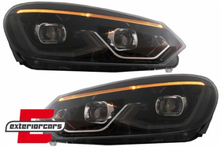 Full LED prednja svjetla (crna) / VW Golf 6 VI (2008-2013), LPVWW7