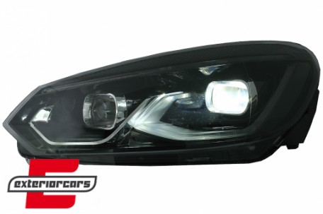Full LED prednja svjetla (crna) / VW Golf 6 VI (2008-2013), LPVWW7