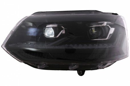 Full LED prednja svjetla (crna) / VW Transporter Caravelle Multivan T5.1 Facelift (2010-2015), LPVX25