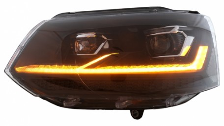 Full LED prednja svjetla (crna) / VW Transporter Caravelle Multivan T5.1 Facelift (2010-2015), LPVX25