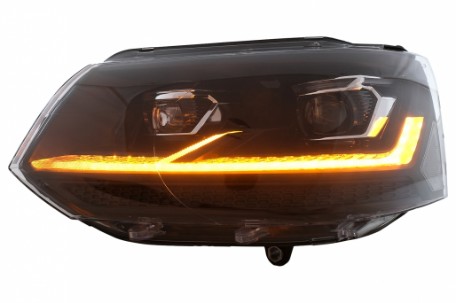 Full LED prednja svjetla (crna) / VW Transporter Caravelle Multivan T5.1 Facelift (2010-2015), LPVX25