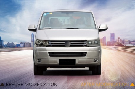 Full LED prednja svjetla (crna) / VW Transporter Caravelle Multivan T5.1 Facelift (2010-2015), LPVX25