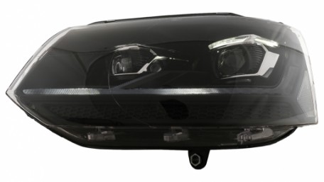 Full LED prednja svjetla (crna) / VW Transporter Caravelle Multivan T5.1 Facelift (2010-2015), LPVX25