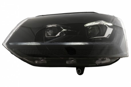 Full LED prednja svjetla (crna) / VW Transporter Caravelle Multivan T5.1 Facelift (2010-2015), LPVX25
