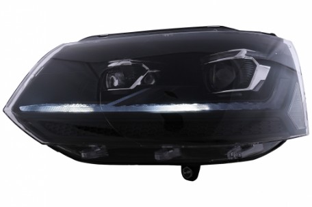 Full LED prednja svjetla (crna) / VW Transporter Caravelle Multivan T5.1 Facelift (2010-2015), LPVX25