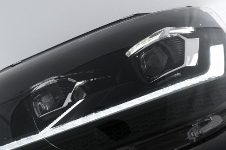 Full LED prednja svjetla (crna) / VW Transporter Caravelle Multivan T5.1 Facelift (2010-2015), LPVX25