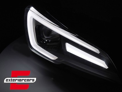 Full LED prednja svjetla Dinamički Sekvencijalni žmigavci (crna) / Subaru WRX (VA) (2014-2021), LPSU16