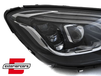 Full LED prednja svjetla Facelift look (crna) /  Mercedes S-klasa W222 (2013-2017), LPMEC7