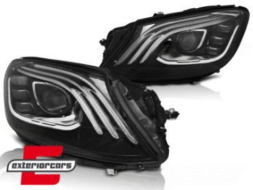 Full LED prednja svjetla Facelift look (crna) / Mercedes S-klasa W222 (2013-2017), LPMED6