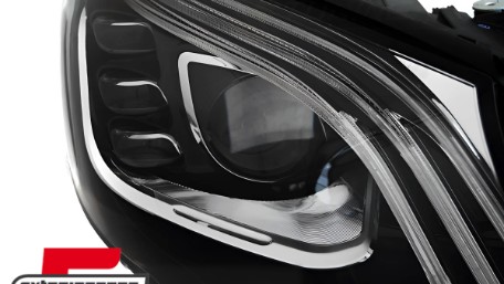 Full LED prednja svjetla Facelift look (crna) / Mercedes S-klasa W222 (2013-2017), LPMED6