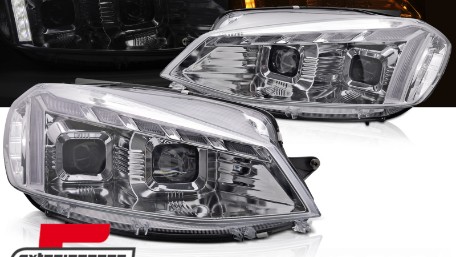 Full LED prednja svjetla LED DRL SEQ žmigavci (chrome) / VW Golf 7.5 Facelift (2017-2019), LPVWW2