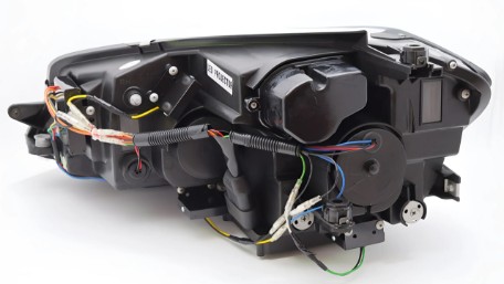 Full LED prednja svjetla LED DRL SEQ žmigavci (chrome) / VW Golf 7.5 Facelift (2017-2019), LPVWW2