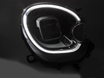 Full LED prednja svjetla LED DRL TubeLight dizajn (crna) / Mini Countryman R60 Paceman R61 (2010-2016), LPMC22