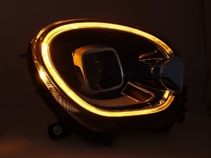 Full LED prednja svjetla LED DRL TubeLight dizajn (crna) / Mini Countryman R60 Paceman R61 (2010-2016), LPMC22