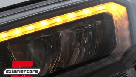Full LED prednja svjetla LightBar SEQ žmigavci (crna) / Ford Ranger (2015-2022), LPFO93