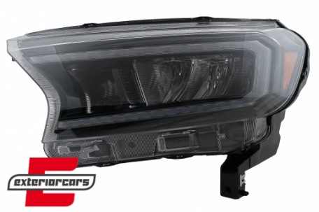 Full LED prednja svjetla LightBar SEQ žmigavci (crna) / Ford Ranger (2015-2022), LPFO93