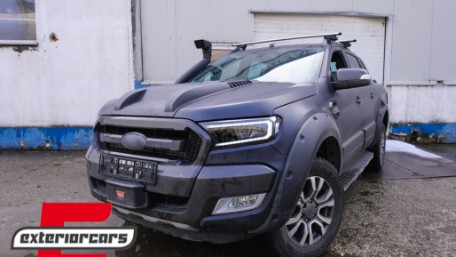 Full LED prednja svjetla LightBar SEQ žmigavci (crna) / Ford Ranger (2015-2022), LPFO93