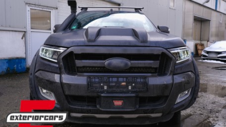 Full LED prednja svjetla LightBar SEQ žmigavci (crna) / Ford Ranger (2015-2022), LPFO93