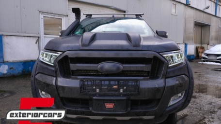 Full LED prednja svjetla LightBar SEQ žmigavci (crna) / Ford Ranger (2015-2022), LPFO93