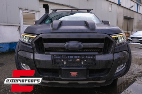 Full LED prednja svjetla LightBar SEQ žmigavci (crna) / Ford Ranger (2015-2022), LPFO93
