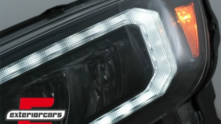 Full LED prednja svjetla LightBar SEQ žmigavci (crna) / Ford Ranger (2015-2022), LPFO93