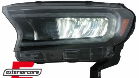 Full LED prednja svjetla LightBar SEQ žmigavci (crna) / Ford Ranger (2015-2022), LPFO93