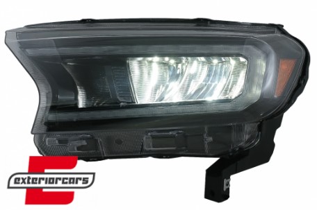 Full LED prednja svjetla LightBar SEQ žmigavci (crna) / Ford Ranger (2015-2022), LPFO93