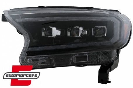 Full LED prednja svjetla LightBar SEQ žmigavci (crna) / Ford Ranger (2015-2022), LPFO94