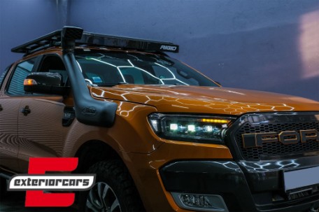 Full LED prednja svjetla LightBar SEQ žmigavci (crna) / Ford Ranger (2015-2022), LPFO94